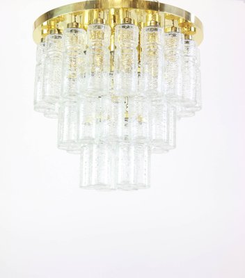 Large Glass Chandelier from Limburg, Germany, 1960s-UGR-1085952