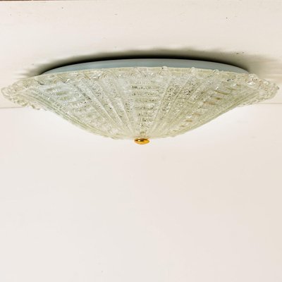 Large Glass Flush Mount from Peill & Putzler, Germany, 1970s-VDW-1325315