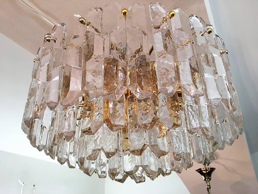 Large Glass Flush Mount Palazzo Ceiling Lamp by J. T. Kalmar, 1970s-AX-853191