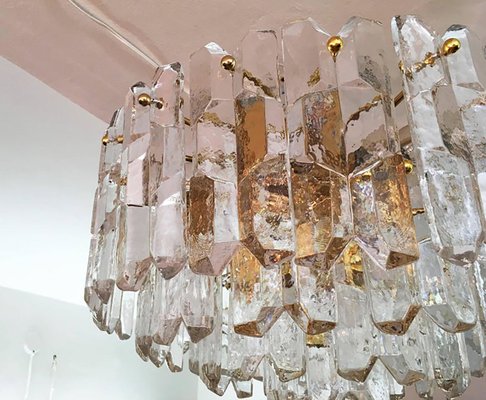 Large Glass Flush Mount Palazzo Ceiling Lamp by J. T. Kalmar, 1970s-AX-853191