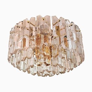 Large Glass Flush Mount Palazzo Ceiling Lamp by J. T. Kalmar, 1970s-AX-853191