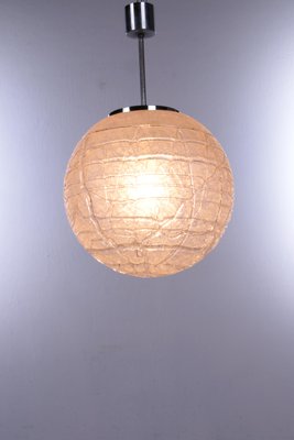 Large Glass Globe Hanging Lamp from Doria Leuchten, 1970s-EZZ-1215679