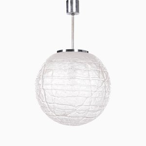 Large Glass Globe Hanging Lamp from Doria Leuchten, 1970s-EZZ-1215679