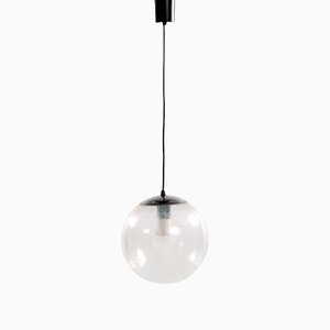 Large Glass Globe Hanging Light from Doria Leuchten, 1970s-EZZ-1444530