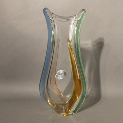 Large Glass Rhapsody Vase by Frantisek Zemek for Mstisov Glass Factory-WK-975976