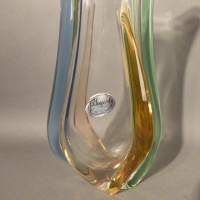 Large Glass Rhapsody Vase by Frantisek Zemek for Mstisov Glass Factory-WK-975976