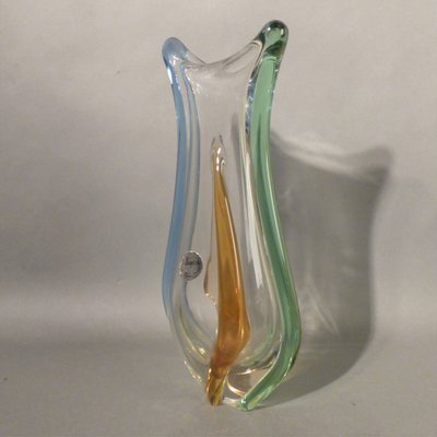 Large Glass Rhapsody Vase by Frantisek Zemek for Mstisov Glass Factory-WK-975976