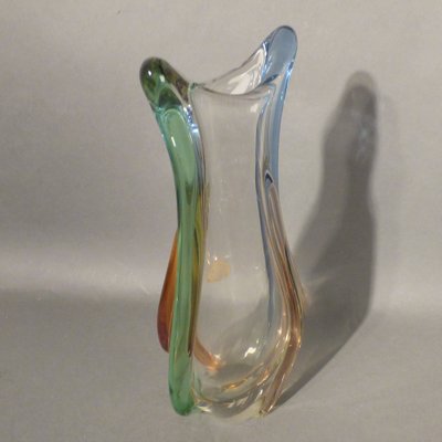 Large Glass Rhapsody Vase by Frantisek Zemek for Mstisov Glass Factory-WK-975976