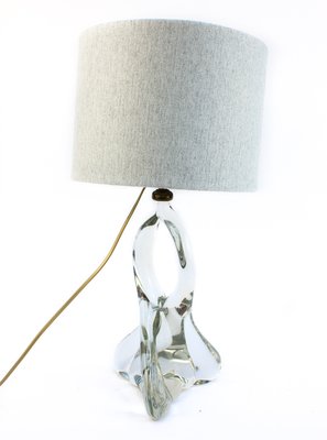 Large Glass Table Lamp, 1970s-FSD-846168