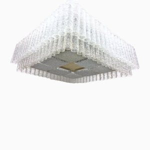 Large Glass Tube Ceiling Lamp from Doria, 1950s-AET-1722175