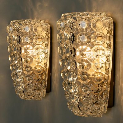 Large Glass Wall Lights Sconce by Helena Tynell for Glashütte, 1960-VDW-898450