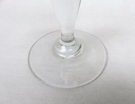 Large Glass Wine Glasses, France, Set of 7-EY-1384455