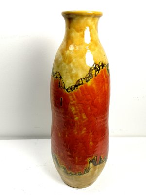 Large Glazed Ceramic Floor Vase, 1970s-UWE-1082993