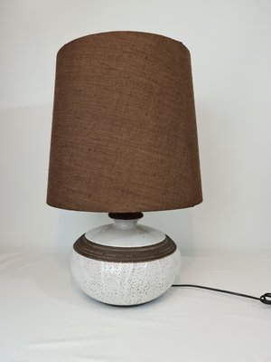 Large Glazed Ceramic Table Lamp, 1970s-DOA-868772