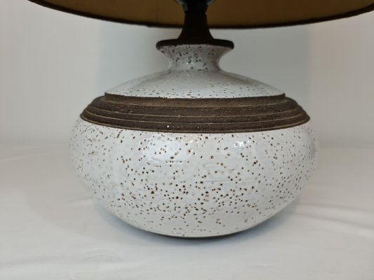 Large Glazed Ceramic Table Lamp, 1970s-DOA-868772