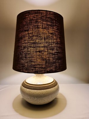 Large Glazed Ceramic Table Lamp, 1970s-DOA-868772