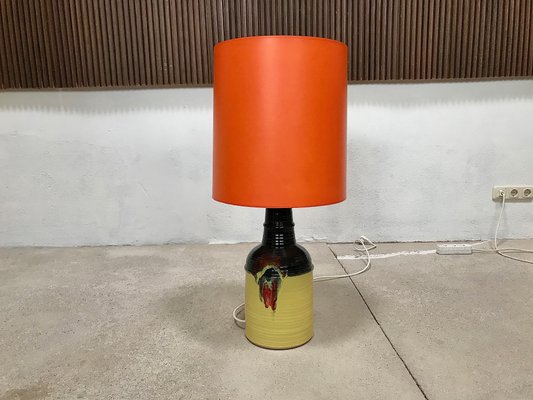 Large Glazed Ceramic Table Lamp by Bjørn Wiinblad for Rosenthal, 1960s-JP-702697