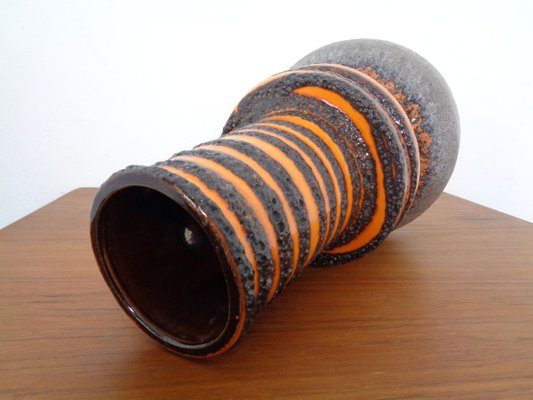 Large Glazed Lava Ceramic Vase from Scheurich, 1970s-RDW-825749