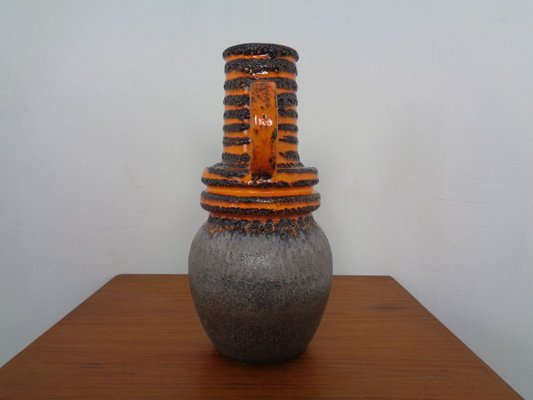 Large Glazed Lava Ceramic Vase from Scheurich, 1970s-RDW-825749