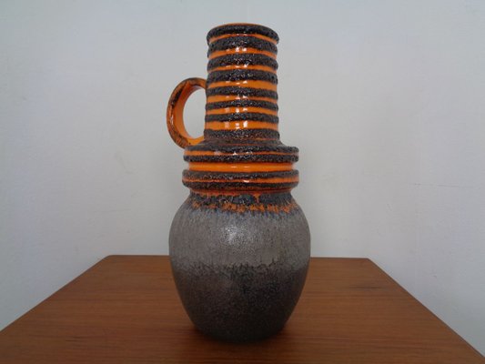 Large Glazed Lava Ceramic Vase from Scheurich, 1970s-RDW-825749