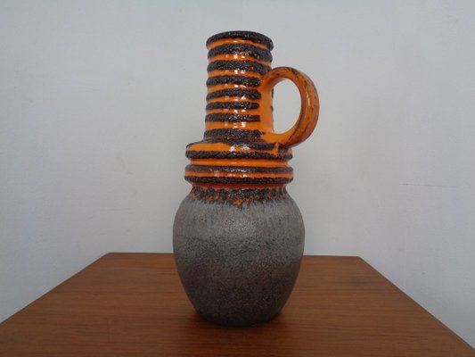 Large Glazed Lava Ceramic Vase from Scheurich, 1970s-RDW-825749