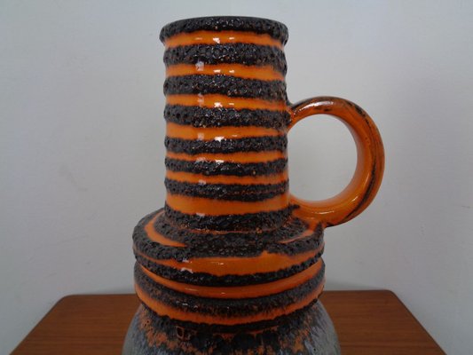 Large Glazed Lava Ceramic Vase from Scheurich, 1970s-RDW-825749