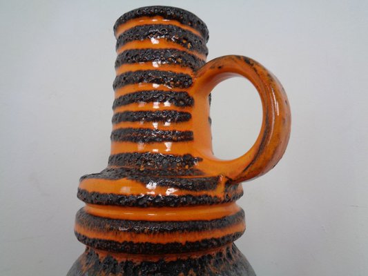 Large Glazed Lava Ceramic Vase from Scheurich, 1970s-RDW-825749