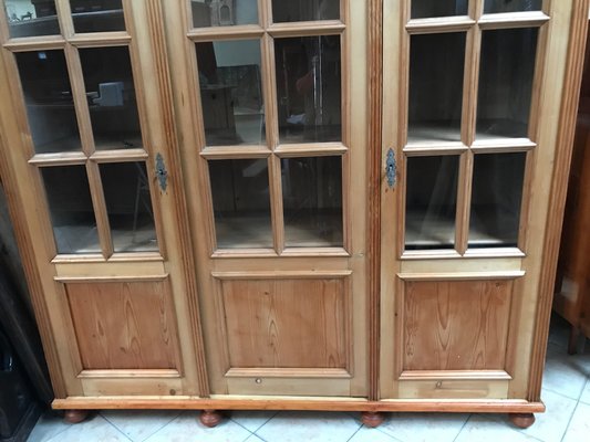 Large Glazed Pine Sideboard, 1930s-WQQ-1724122