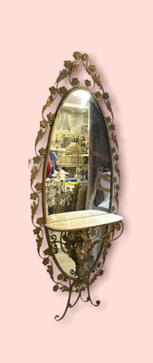 Large Gold Gilded Mirror-JJC-1054384