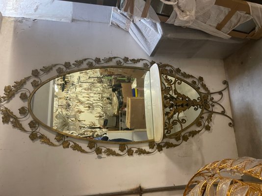 Large Gold Gilded Mirror-JJC-1054384