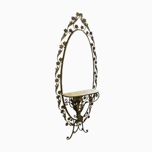 Large Gold Gilded Mirror-JJC-1054384