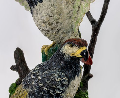 Large Gold Painted Bronze Eagles Table, 1970s-GCG-658192