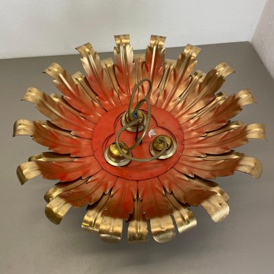 Large Golden Metal Wall Light, 1960-QZ-1743363