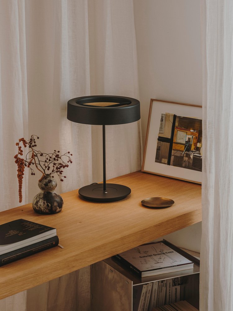 Large Graphite Sin Table Lamp by Antoni Arola