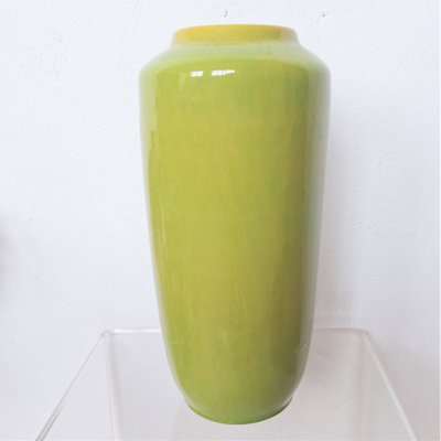 Large Green Ceramic Floor Vase from Scheurich, 1950s-WK-2031342