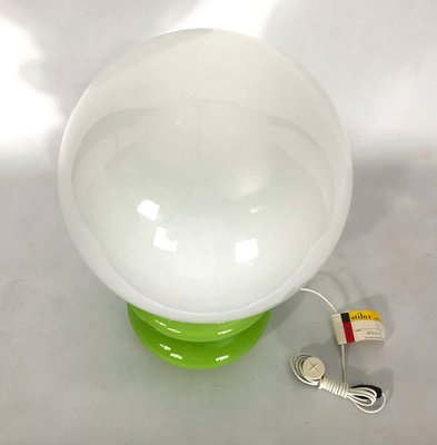 Large Green Murano Glass Table Lamp from Stilux Milano, 1960s-OT-1059123