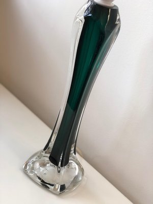 Large Green Table Lamp from Flygsfors, 1950s-ARN-786125