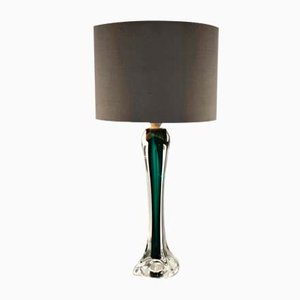 Large Green Table Lamp from Flygsfors, 1950s-ARN-786125