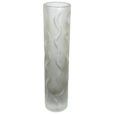 Large Hand Blown Brutalist Glass Vase from Peill and Putzler, Germany, 1970s-QZ-1151884