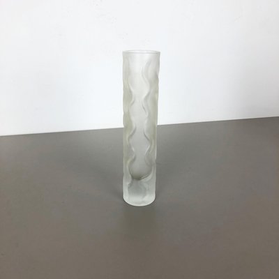 Large Hand Blown Brutalist Glass Vase from Peill and Putzler, Germany, 1970s-QZ-1151884