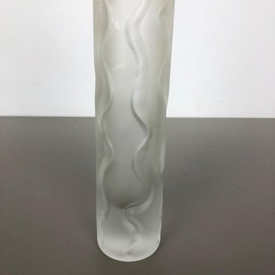 Large Hand Blown Brutalist Glass Vase from Peill and Putzler, Germany, 1970s-QZ-1151884