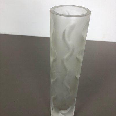 Large Hand Blown Brutalist Glass Vase from Peill and Putzler, Germany, 1970s-QZ-1151884