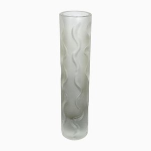 Large Hand Blown Brutalist Glass Vase from Peill and Putzler, Germany, 1970s-QZ-1151884