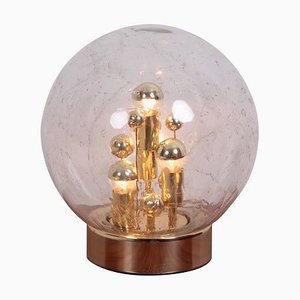 Large Hand Blown Glass Globe Table Lamp from Doria Leuchten, 1970s-VLZ-631972