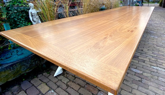 Large Handcrafted Meeting or Dining Table, 1970s-WZZ-743502