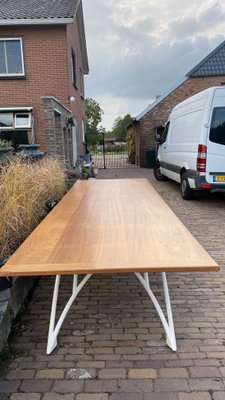 Large Handcrafted Meeting or Dining Table, 1970s-WZZ-743502