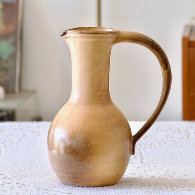 Large Handcrafted Stoneware Pitcher, 1920s-SHG-2021715