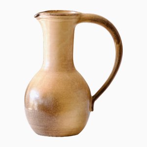 Large Handcrafted Stoneware Pitcher, 1920s-SHG-2021715