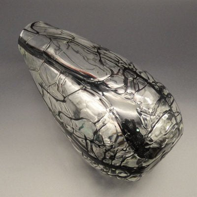 Large Handmade Murano Glass Vase, Italy, 1960s-WK-1153537