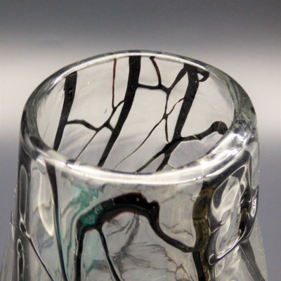 Large Handmade Murano Glass Vase, Italy, 1960s-WK-1153537